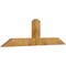 Ekena Millwork Portland Rough Sawn Timber Gable Bracket, Western Red Cedar, 72"W x 21"H x 4"D x 6"F, 7/12 Pitch GBW072X21X0406POR00RWR - alternate 4